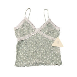 🖤New Wild Love Y2K Baby Cami With Lace Detail🤍